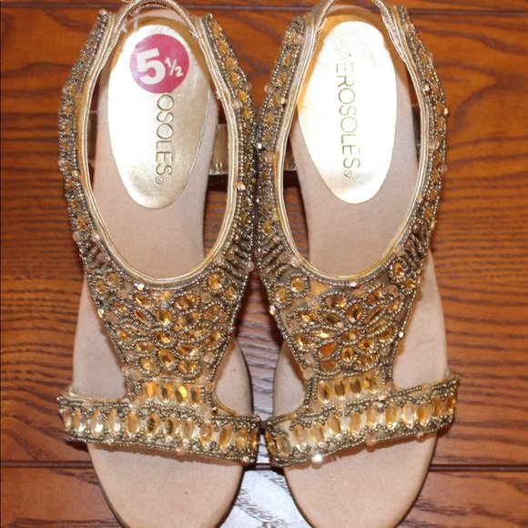 Gold bling heels - Picture 6 of 7